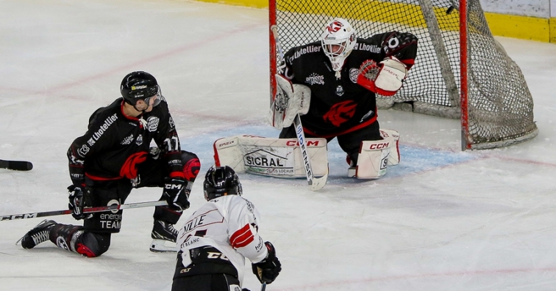 Photo hockey Ligue Magnus - Ligue Magnus : 27ème journée : Amiens  vs Chamonix  - Amiens s