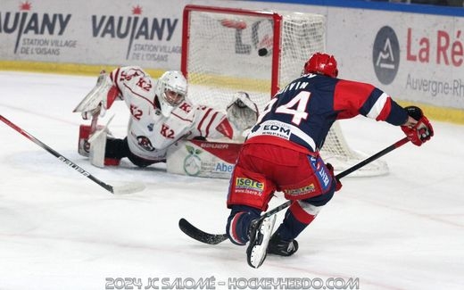 Photo hockey Ligue Magnus - Ligue Magnus : 27ème journée : Grenoble  vs Briançon  - Grenoble trop fort pour Briançon