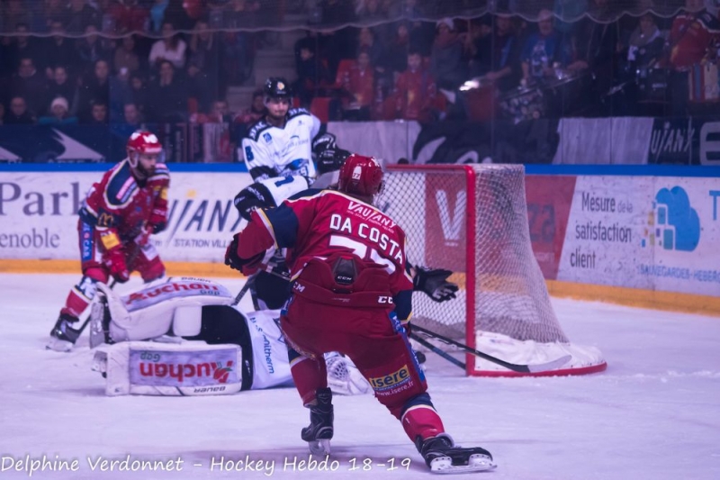 Photo hockey Ligue Magnus - Ligue Magnus : 27ème journée : Grenoble  vs Gap  - Gap pas loin du come back gagnant