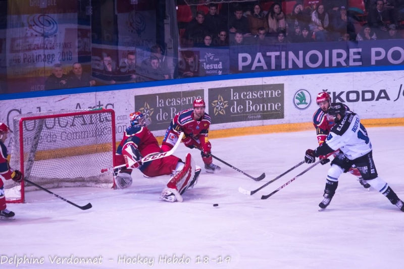 Photo hockey Ligue Magnus - Ligue Magnus : 27ème journée : Grenoble  vs Gap  - Gap pas loin du come back gagnant