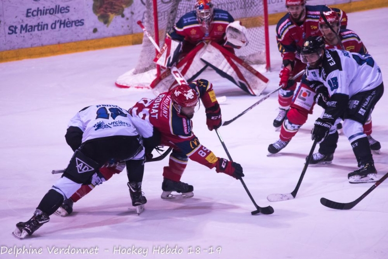 Photo hockey Ligue Magnus - Ligue Magnus : 27ème journée : Grenoble  vs Gap  - Gap pas loin du come back gagnant