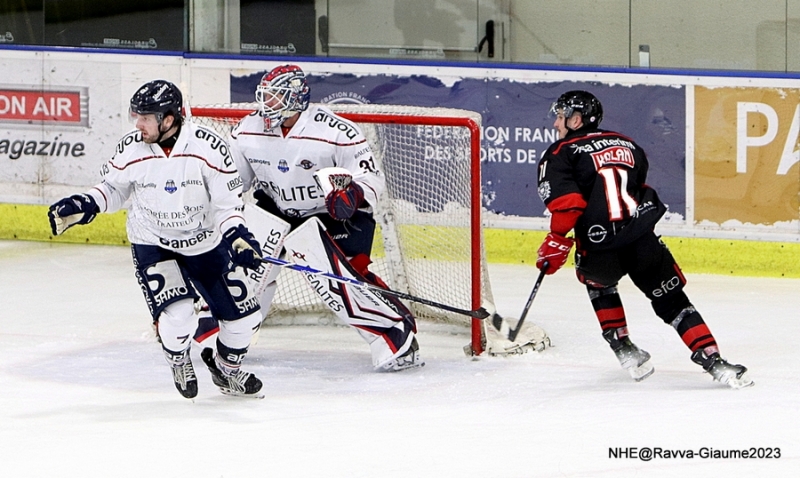 Photo hockey Ligue Magnus - Ligue Magnus : 27ème journée : Nice vs Angers  - Réveil trop tardif …