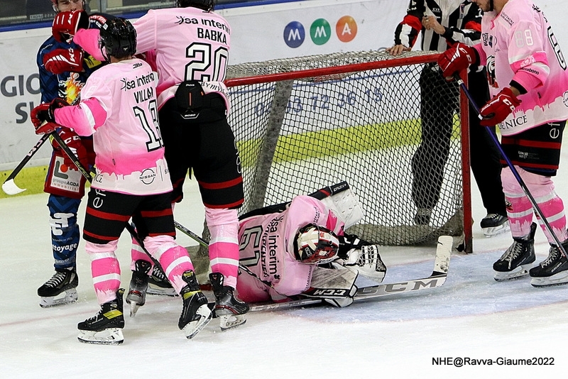Photo hockey Ligue Magnus - Ligue Magnus : 27ème journée : Nice vs Grenoble  - Les Brûleurs de Loups assurent l’essentiel