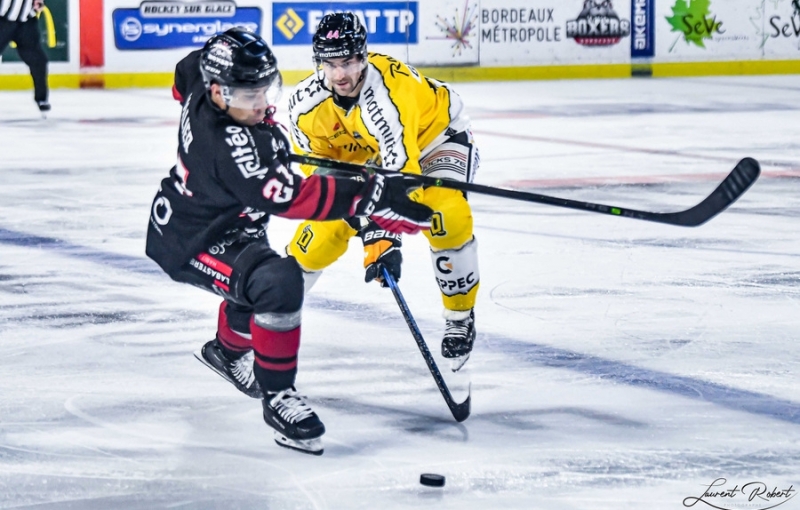 Photo hockey Ligue Magnus - Ligue Magnus : 28ème journée : Bordeaux vs Rouen - Très grande performance des Boxers !