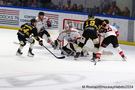 Photo hockey Ligue Magnus - Ligue Magnus : 28ème journée : Rouen vs Nice - LM : Les Dragons assurent leur début d’année.