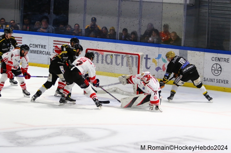Photo hockey Ligue Magnus - Ligue Magnus : 28ème journée : Rouen vs Nice - LM : Les Dragons assurent leur début d’année.