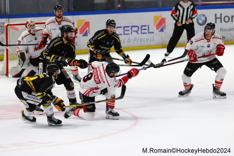Photo hockey Ligue Magnus - Ligue Magnus : 28ème journée : Rouen vs Nice - LM : Les Dragons assurent leur début d’année.
