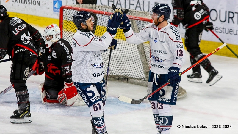 Photo hockey Ligue Magnus - Ligue Magnus : 29ème journée : Amiens  vs Angers  - Angers s