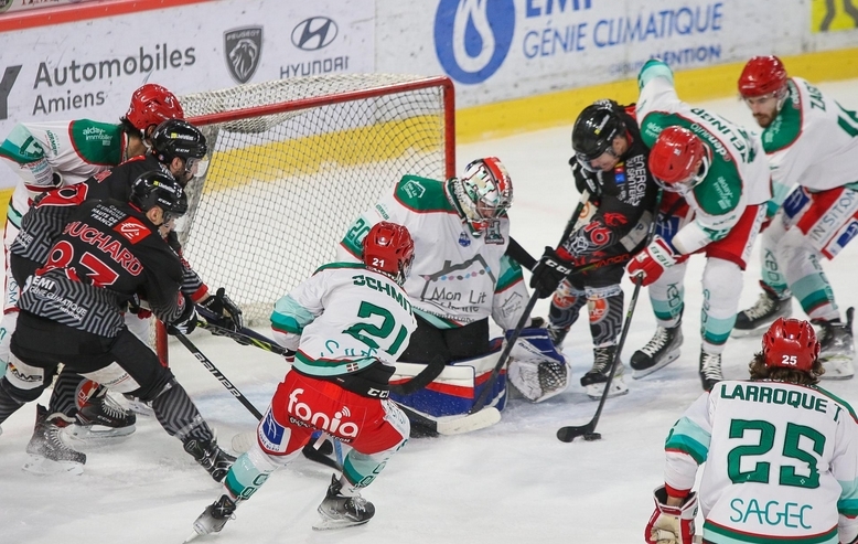 Photo hockey Ligue Magnus - Ligue Magnus : 29ème journée : Amiens  vs Anglet - Amiens s