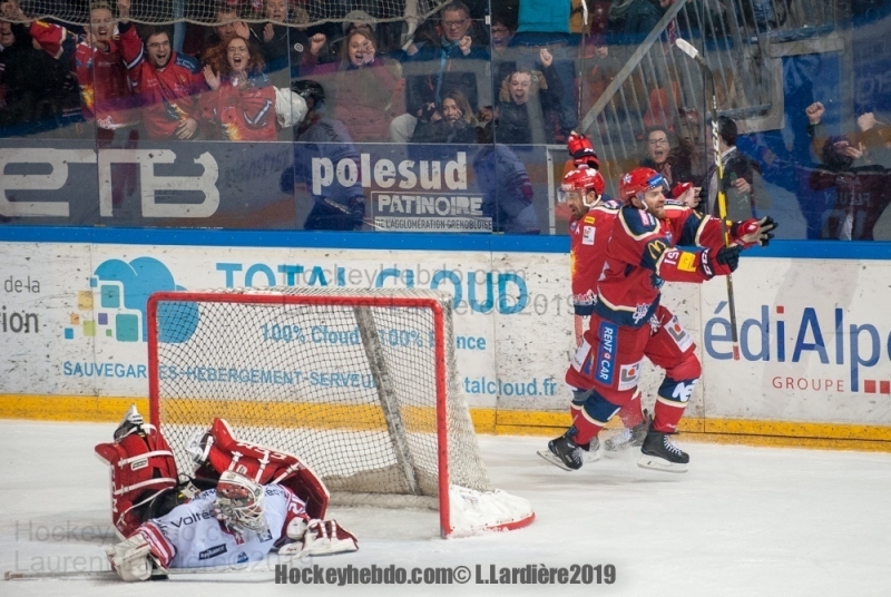 Photo hockey Ligue Magnus - Ligue Magnus : 29ème journée : Grenoble  vs Bordeaux - Une prolongation pour débuter 2019 !
