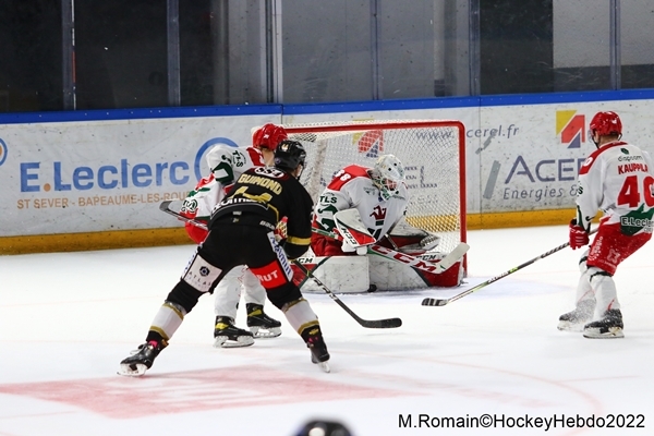 Photo hockey Ligue Magnus - Ligue Magnus : 29ème journée : Rouen vs Cergy-Pontoise - LM : Rouen gagne mais perd.