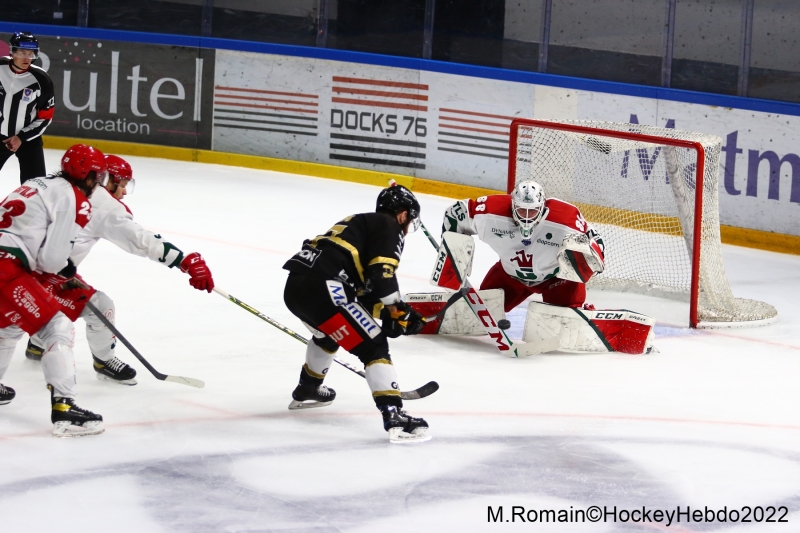 Photo hockey Ligue Magnus - Ligue Magnus : 29ème journée : Rouen vs Cergy-Pontoise - LM : Rouen gagne mais perd.