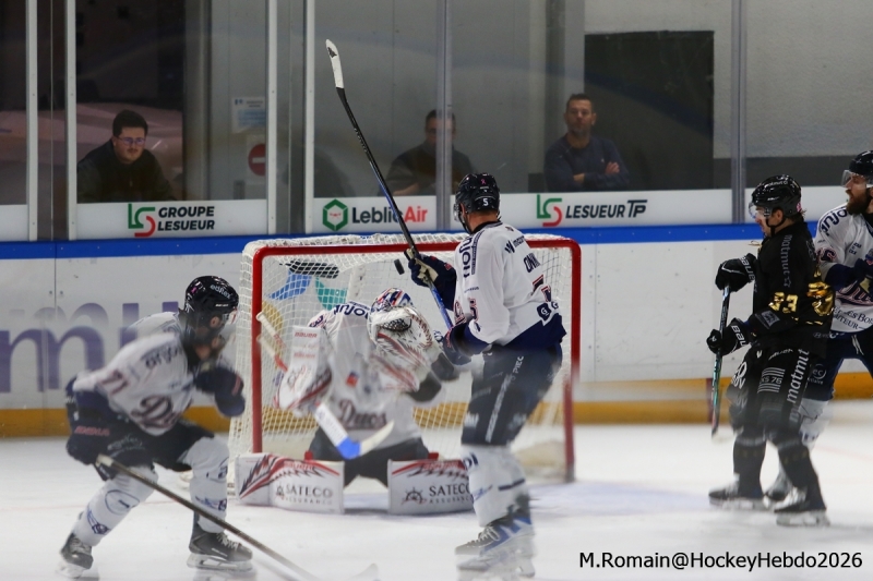 Photo hockey Ligue Magnus - Ligue Magnus : 29ème journée  : Rouen vs Angers  - Les ducs surprennent les dragons.