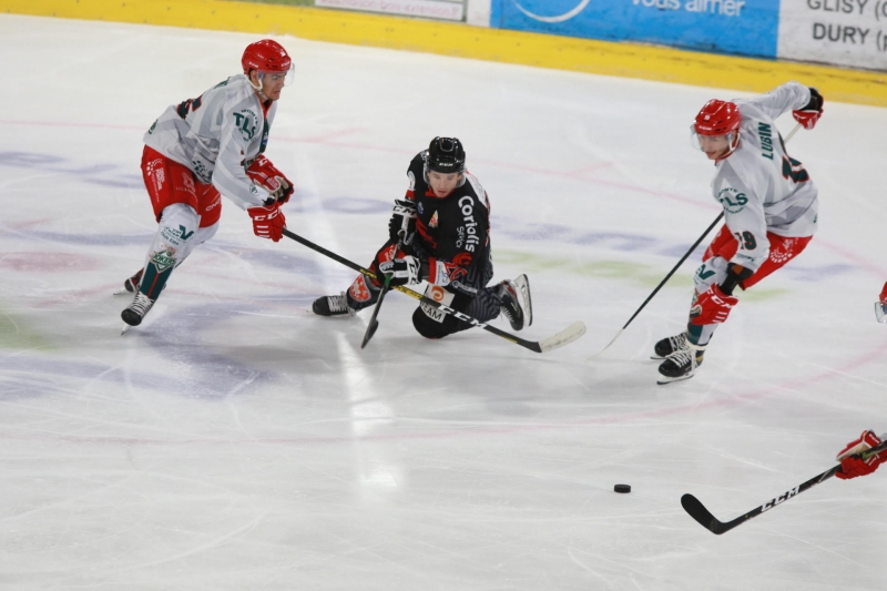 Photo hockey Ligue Magnus - Ligue Magnus : 2ème journée : Amiens  vs Cergy-Pontoise - LM : Amiens loupe son entrée
