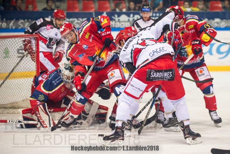 Photo hockey Ligue Magnus - Ligue Magnus : 2ème journée : Grenoble  vs Anglet - LM : Grenoble domine Anglet