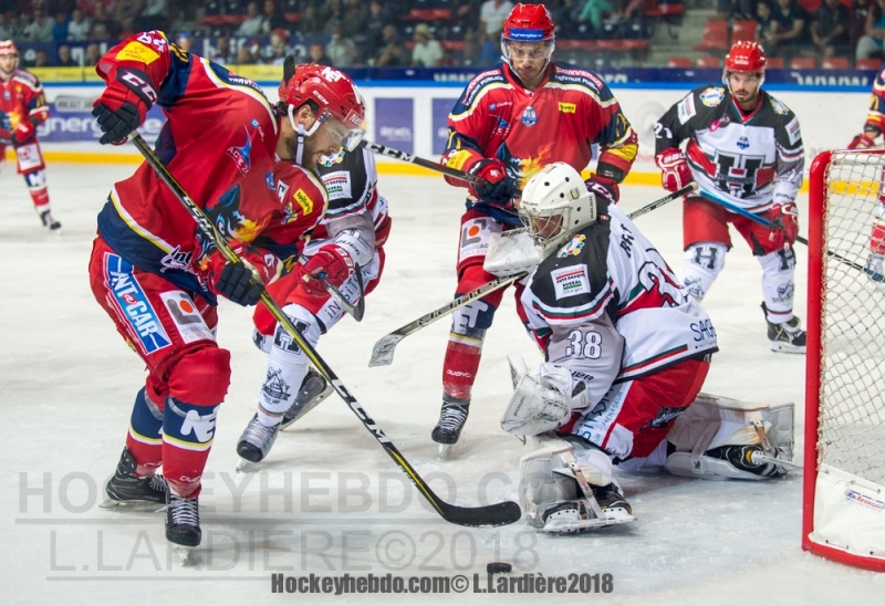 Photo hockey Ligue Magnus - Ligue Magnus : 2ème journée : Grenoble  vs Anglet - LM : Grenoble domine Anglet