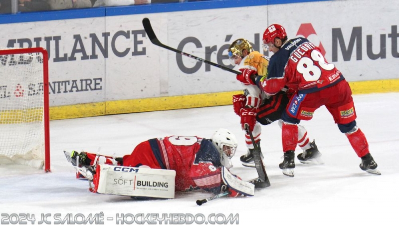 Photo hockey Ligue Magnus - Ligue Magnus : 2ème journée : Grenoble  vs Nice - Grenoble a besoin de la prolongation contre Nice