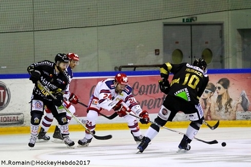 Photo hockey Ligue Magnus - Ligue Magnus : 2ème journée : Rouen vs Grenoble  - Des rouennais efficaces