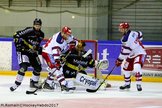 Photo hockey Ligue Magnus - Ligue Magnus : 2ème journée : Rouen vs Grenoble  - Des rouennais efficaces