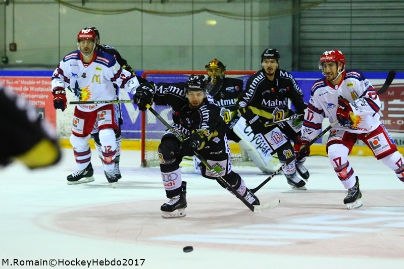 Photo hockey Ligue Magnus - Ligue Magnus : 2ème journée : Rouen vs Grenoble  - Des rouennais efficaces