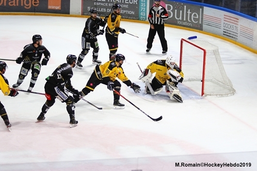 Photo hockey Ligue Magnus - Ligue Magnus : 30ème journée : Rouen vs Nice - LM :Rouen commence bien la St Sylvestre