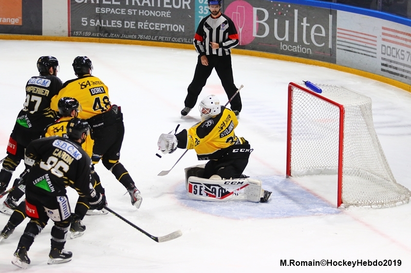Photo hockey Ligue Magnus - Ligue Magnus : 30ème journée : Rouen vs Nice - LM :Rouen commence bien la St Sylvestre