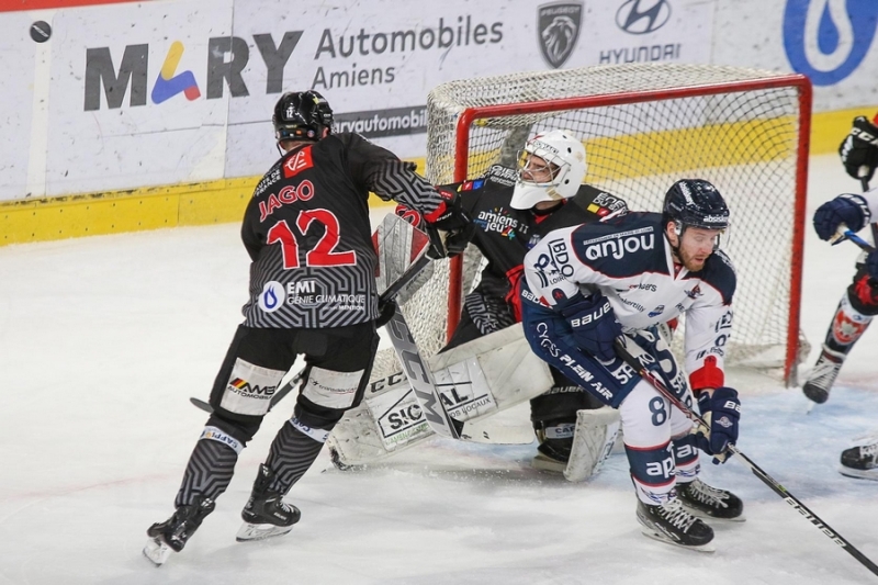 Photo hockey Ligue Magnus - Ligue Magnus : 31ème journée : Amiens  vs Angers  - Amiens s