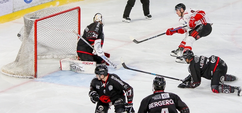 Photo hockey Ligue Magnus - Ligue Magnus : 31ème journée : Amiens  vs Nice - Nice s