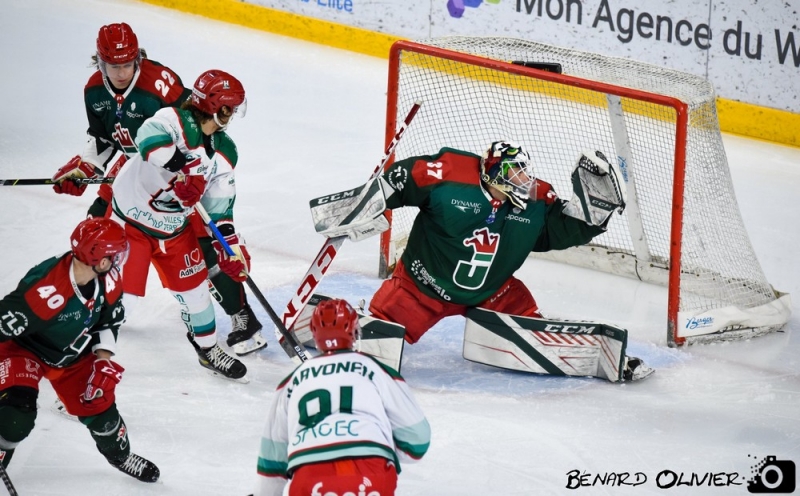 Photo hockey Ligue Magnus - Ligue Magnus : 31ème journée : Cergy-Pontoise vs Anglet - Des sueurs froides et trois points pour les Jokers