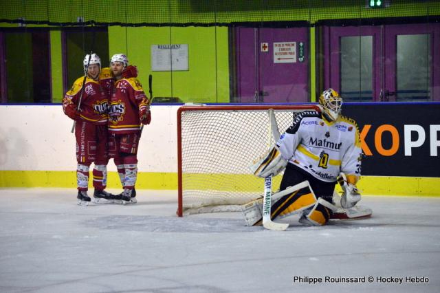 Photo hockey Ligue Magnus - Ligue Magnus : 31ème journée : Dijon  vs Rouen - LM : Les Dragons reviennent de l
