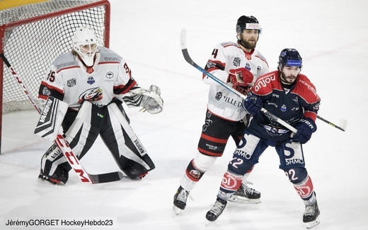 Photo hockey Ligue Magnus - Ligue Magnus : 32ème journée : Angers  vs Nice - Nice s