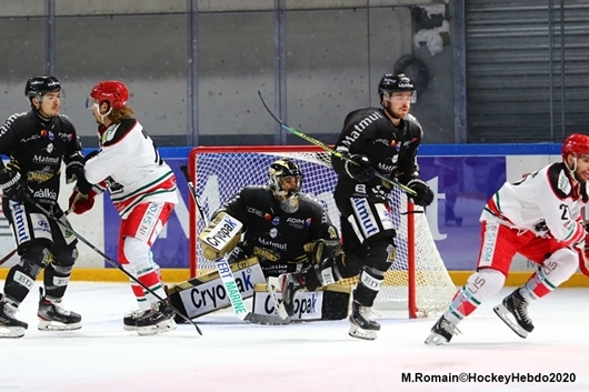 Photo hockey Ligue Magnus - Ligue Magnus : 32ème journée : Rouen vs Anglet - Les Dragons au petit trot