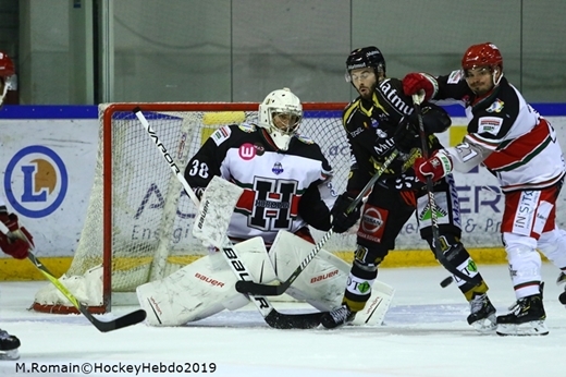 Photo hockey Ligue Magnus - Ligue Magnus : 32ème journée : Rouen vs Anglet - LM : Les Dragons au bout du suspense