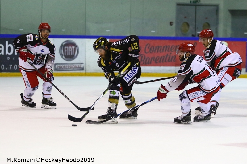 Photo hockey Ligue Magnus - Ligue Magnus : 32ème journée : Rouen vs Anglet - LM : Les Dragons au bout du suspense