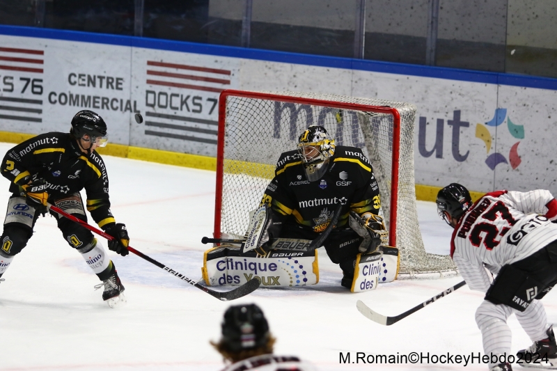 Photo hockey Ligue Magnus - Ligue Magnus : 32ème journée : Rouen vs Bordeaux - LM : Rouen enchaine face au Boxers