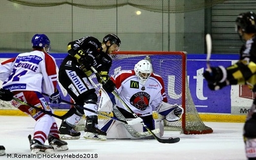 Photo hockey Ligue Magnus - Ligue Magnus : 32ème journée : Rouen vs Mulhouse - Retour de flammes