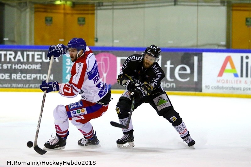 Photo hockey Ligue Magnus - Ligue Magnus : 32ème journée : Rouen vs Mulhouse - Retour de flammes