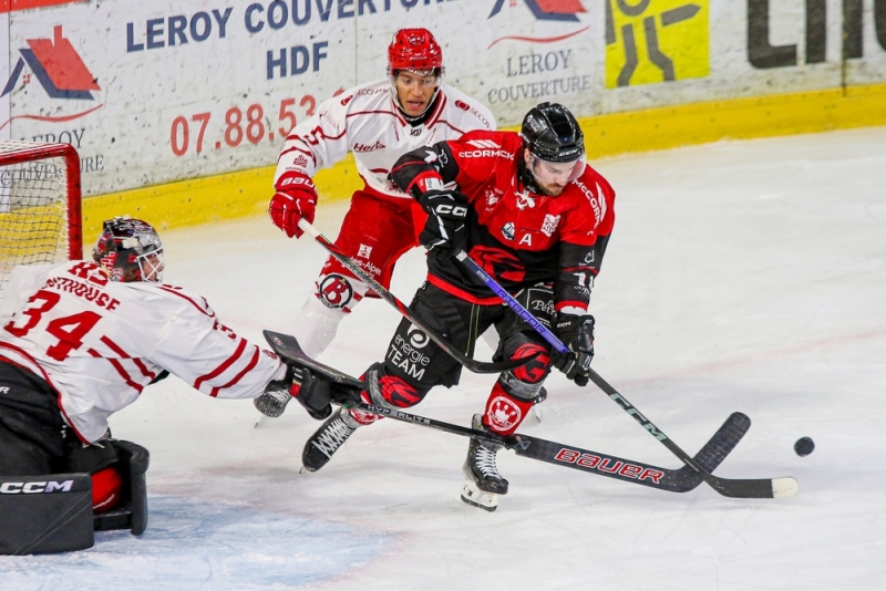 Photo hockey Ligue Magnus - Ligue Magnus : 33ème journée : Amiens  vs Briançon  - Amiens s