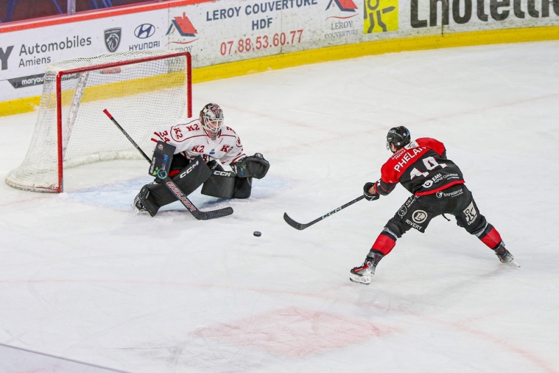 Photo hockey Ligue Magnus - Ligue Magnus : 33ème journée : Amiens  vs Briançon  - Amiens s