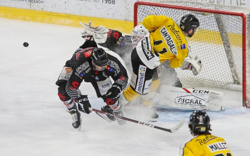 Photo hockey Ligue Magnus - Ligue Magnus : 33ème journée : Amiens  vs Rouen - Rouen s