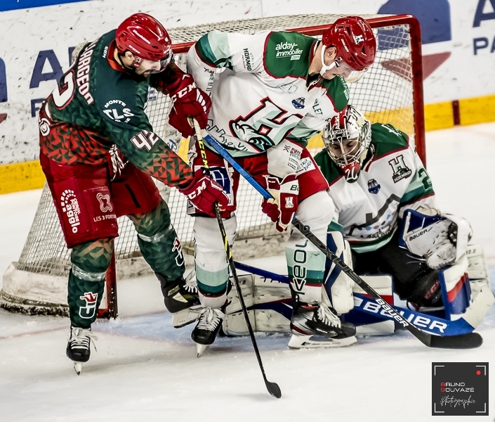 Photo hockey Ligue Magnus - Ligue Magnus : 33ème journée : Cergy-Pontoise vs Anglet - Victoire difficile pour Cergy