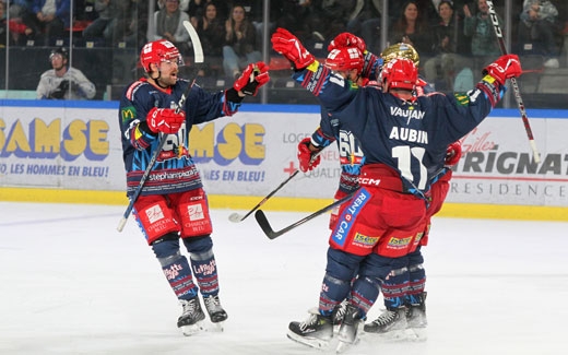 Photo hockey Ligue Magnus - Ligue Magnus : 33ème journée : Grenoble  vs Angers  - Grenoble s’offre à nouveau les Ducs.