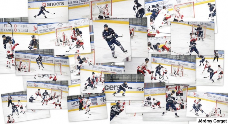 Photo hockey Ligue Magnus - Ligue Magnus : 34ème journée : Angers  vs Briançon  - Angers aux tirs au but !
