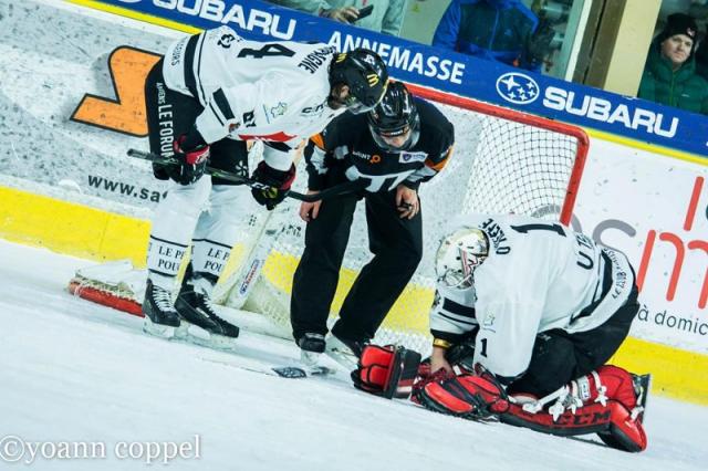 Photo hockey Ligue Magnus - Ligue Magnus : 34ème journée : Chamonix / Morzine vs Amiens  - LM : Les Pionniers ont du souffle