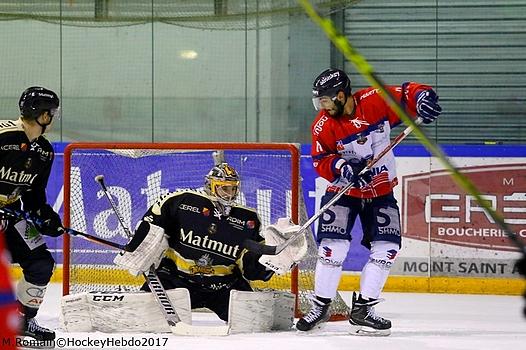 Photo hockey Ligue Magnus - Ligue Magnus : 34ème journée : Rouen vs Angers  - LM : Rouen taille patron