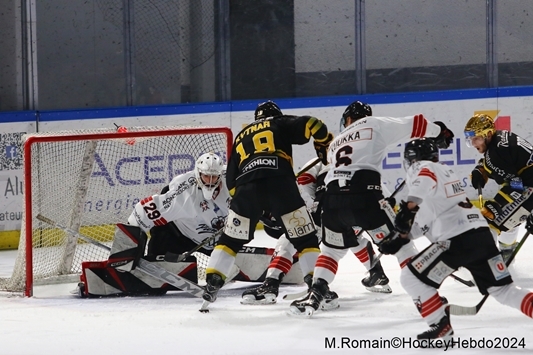 Photo hockey Ligue Magnus - Ligue Magnus : 34ème journée : Rouen vs Chamonix  - LM : Les Dragons renouent avec la victoire à domicile