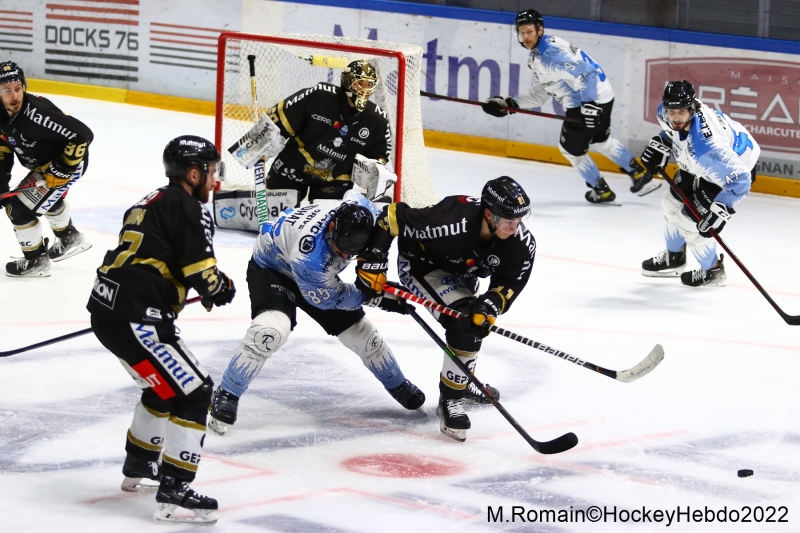 Photo hockey Ligue Magnus - Ligue Magnus : 34ème journée : Rouen vs Gap  - Les jeunes Dragons font le boulot