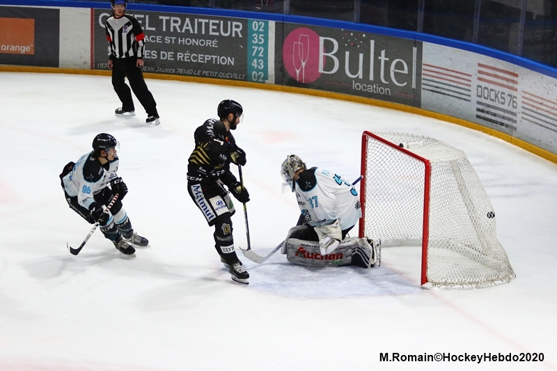 Photo hockey Ligue Magnus - Ligue Magnus : 34ème journée : Rouen vs Gap  - LM : Les Dragons maintiennent le Cap