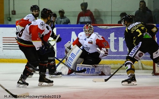 Photo hockey Ligue Magnus - Ligue Magnus : 34ème journée : Rouen vs Nice - Rouen à l’arraché !