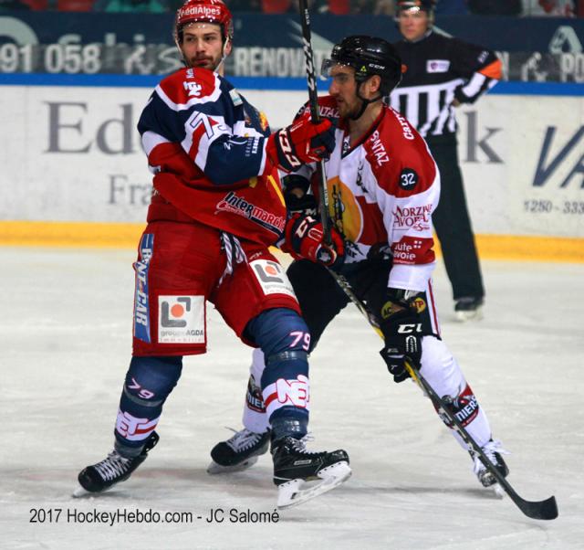 Photo hockey Ligue Magnus - Ligue Magnus : 35ème journée : Grenoble  vs Chamonix / Morzine - LM : Grenoble fait plier les Pionniers !